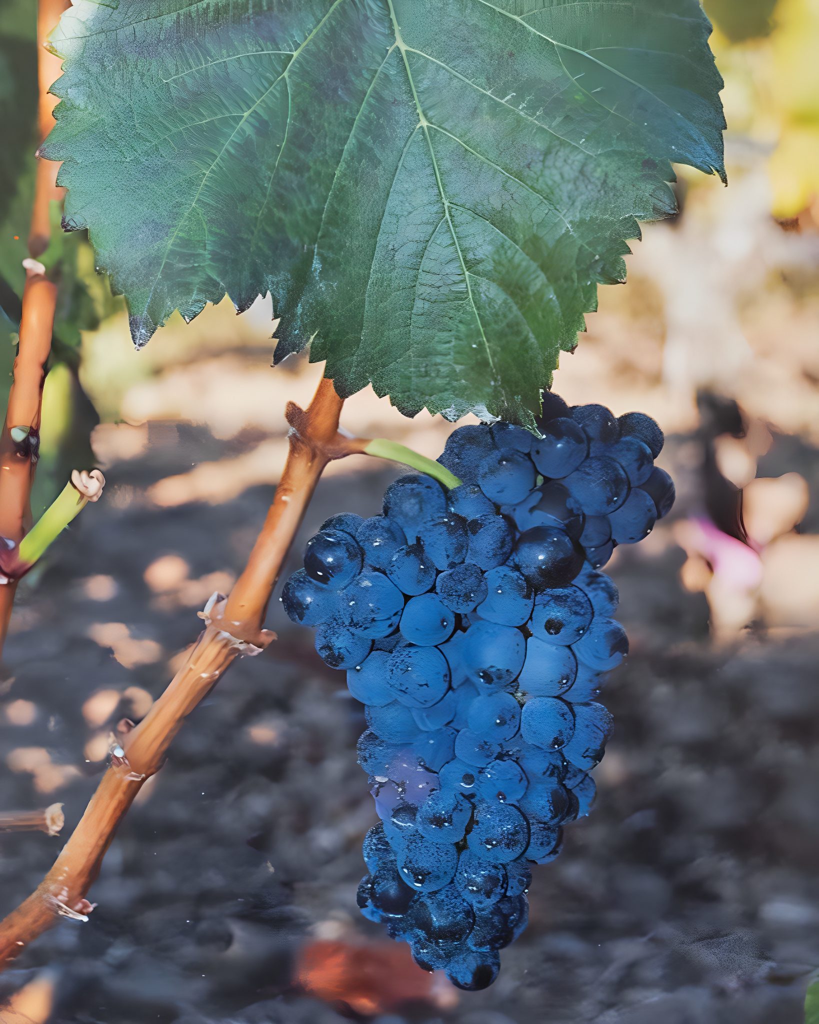 Uva baboso negro. Vinos de El Hierro