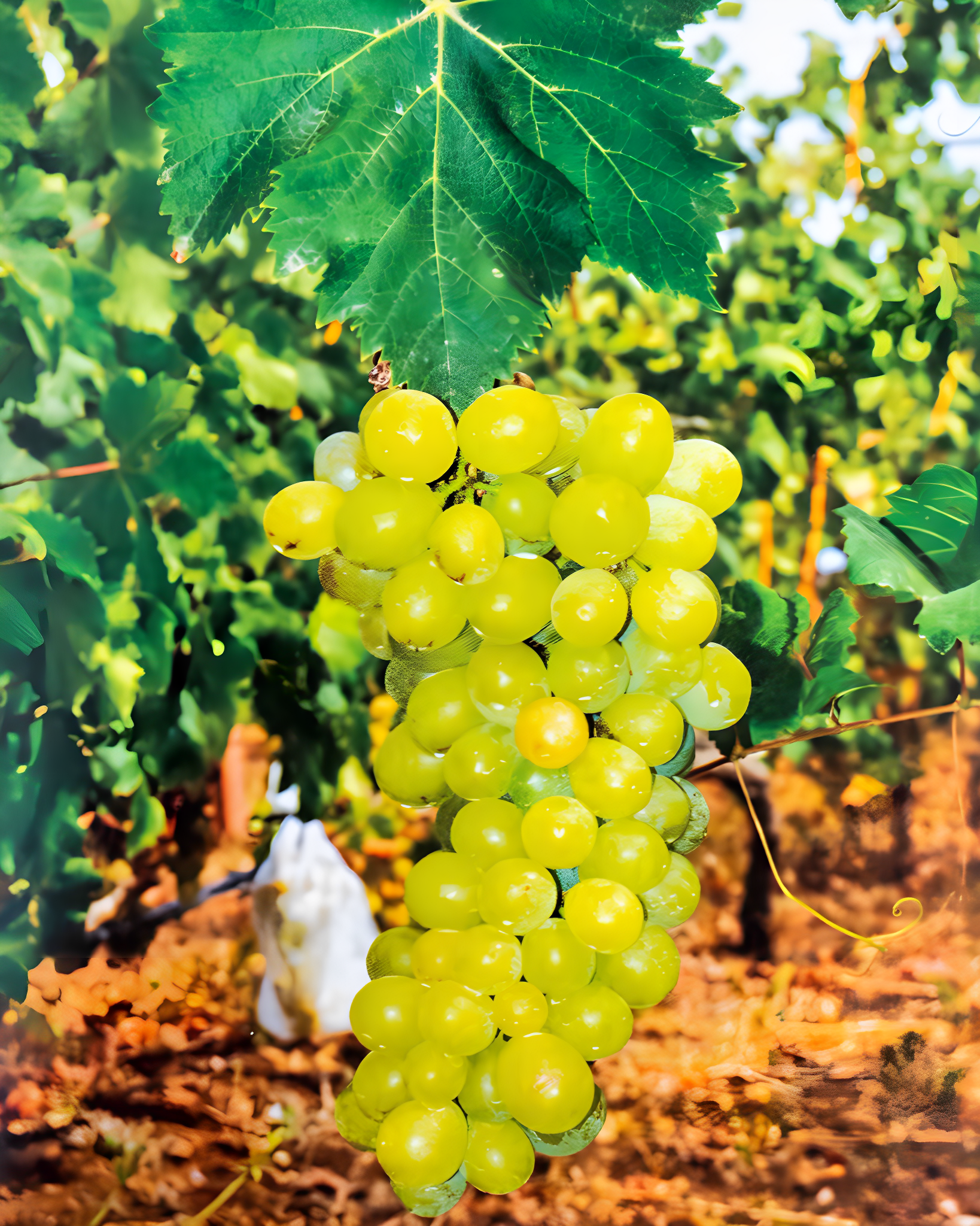 Uva Moscatel de Alejandra. Vinos de El Hierro.